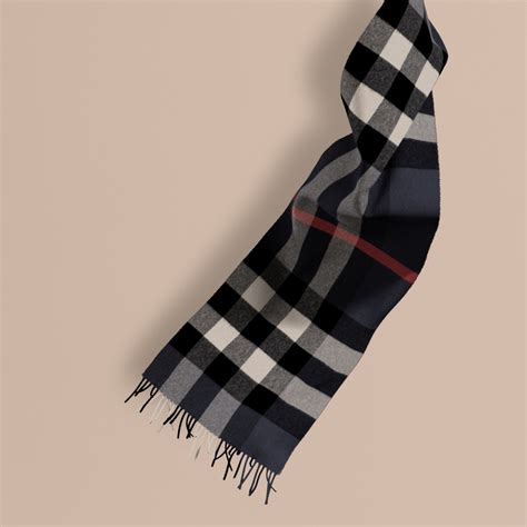 burberry cashmere scarf navy|burberry cashmere check scarf price.